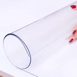 М'яке скло Прозора силіконова скатертина на стіл Soft Glass Захист для меблів 1.3х1.0 м (товщина 2мм)