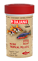 Корм для мальков и мелких рыб Dajana MIKRO TROPICAL PELLETS 100 мл/50 г