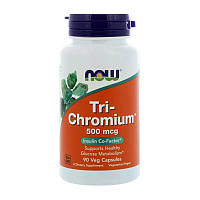 Хром NOW Tri-Chromium 500 мкг 90 капс