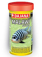 Корм для маленьких и средних цихлид Малави в палочках Dajana MALAWI STICKS 1 л/300 г