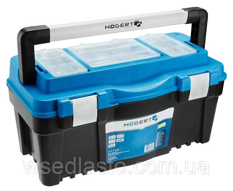 Кейс Пластиковый для Инструментов 22'', Съемный Органайзер ...