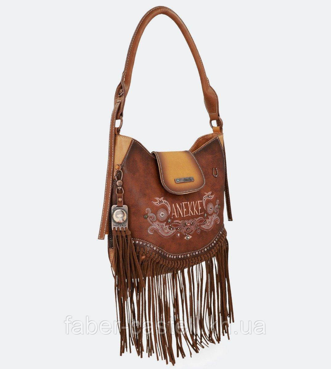 Сумка жіноча на плече Anekke Western style handbag with tassels з колекції Arizona, AN30702-115ARS