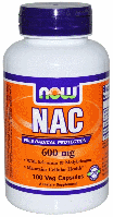 N-Ацетилцистеин Now Foods NAC N-Acetyl Cysteine 600 mg 100 Caps