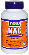 N-Ацетилцистеїн Now Foods NAC N-Acetyl Cysteine 600 mg 100 Caps