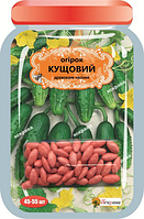Огірок Кущовий, 45-55 шт. дражованого насіння Яскрава