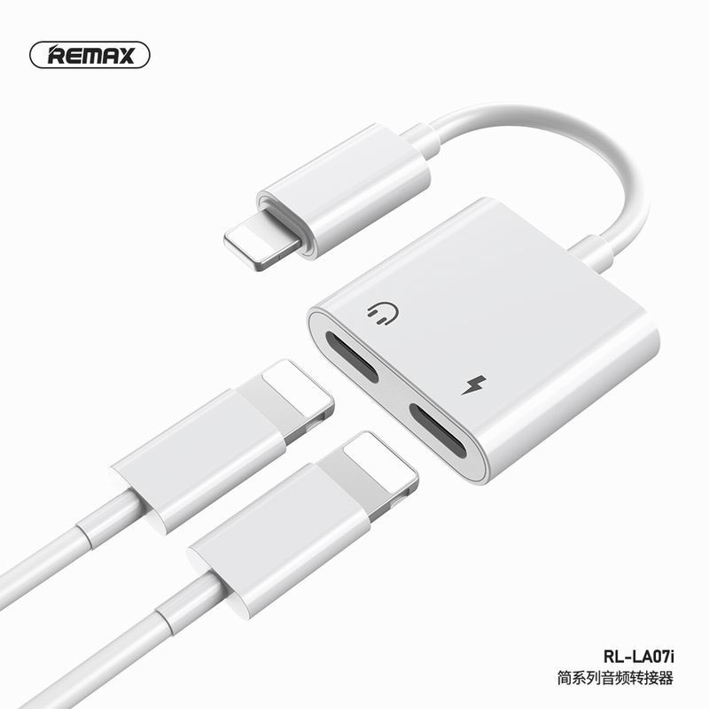 Переходник REMAX Concise Series Lightning to Dual Lightning RL-LA07i 2A, фото 1