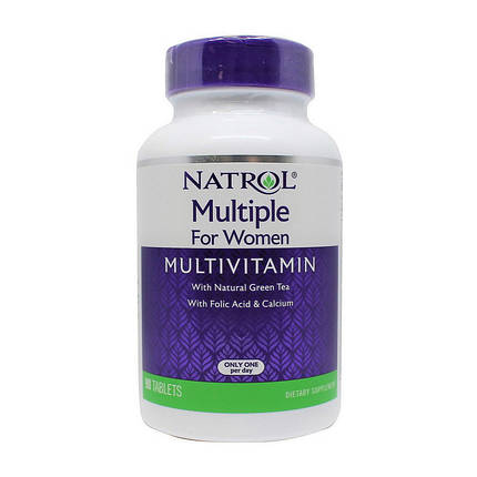 Вітаміни для чоловіків Natrol Multiple For Men With Green Tea & Lycopene 90 таб, фото 2