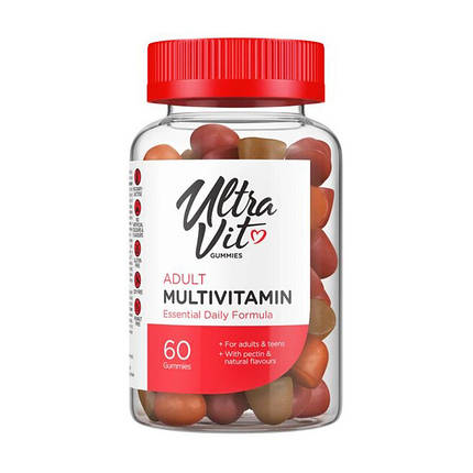 Мультивітаміни для дітей VP Lab Adult Multivitamin 60 жовт таб, фото 2