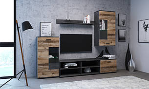 Стінка у вітальню Dominika 2 (Домініка) колір Матера /Олд стайл світлий, фото 1