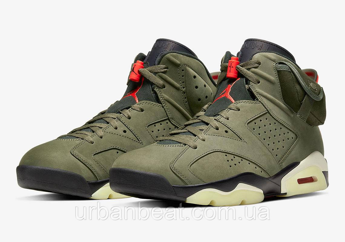 Чоловічі баскетбольні кросівки Jordan 6 Retro x Travis Scott