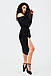 Вечірнє жіноче плаття Sharlin, чорний, фото 3