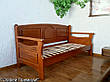 Диван ліжко з м'якою спинкою з масиву дерева вільха "Орфей - 3" від виробника, фото 3