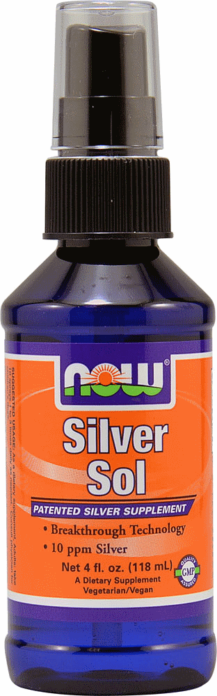 Колоїдне Срібло Now Foods Silver Sol Liquid Spray 118мл