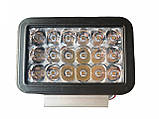 Дуже потужна світлодіодна LED-фара балка робоче дальнє світло 12-60v 18 діодів 2500 lm, фото 4