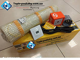 Нагрівальний мат для електричної теплої підлоги In-Therm Чехія 460w (2,2 м2) Серія Terneo ST