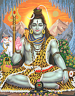 Схема для вишивки бісером Сб-321 Бог Шива