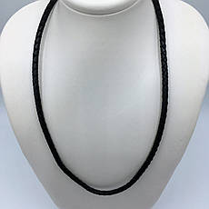 Шкіряне кольє застібки срібло 925 Довжина кольє 50 см