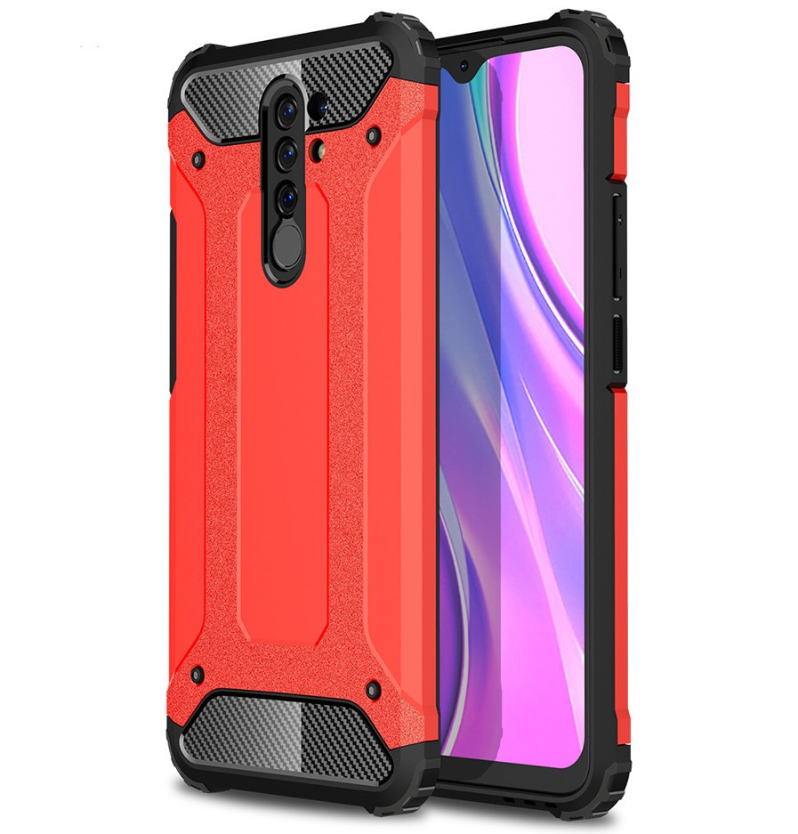 Чохол Guard для Xiaomi Redmi 9 бампер протиударний Red