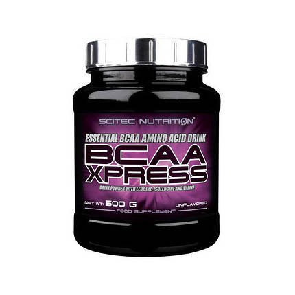 BCAA амінокислоти Бсаа Scitec BCAA XPRESS 500 г без смаку, фото 2