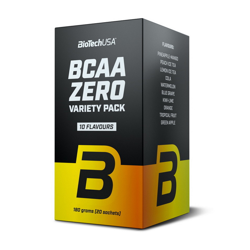 Амінокислота BioTech Bcaa zero variety pack 20 таб Топ продаж