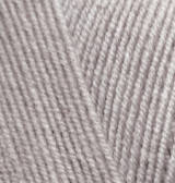 Нитки пряжа для вязания полушерсть LANA GOLD FINE Лана Голд Файн № 207 - светло коричневый