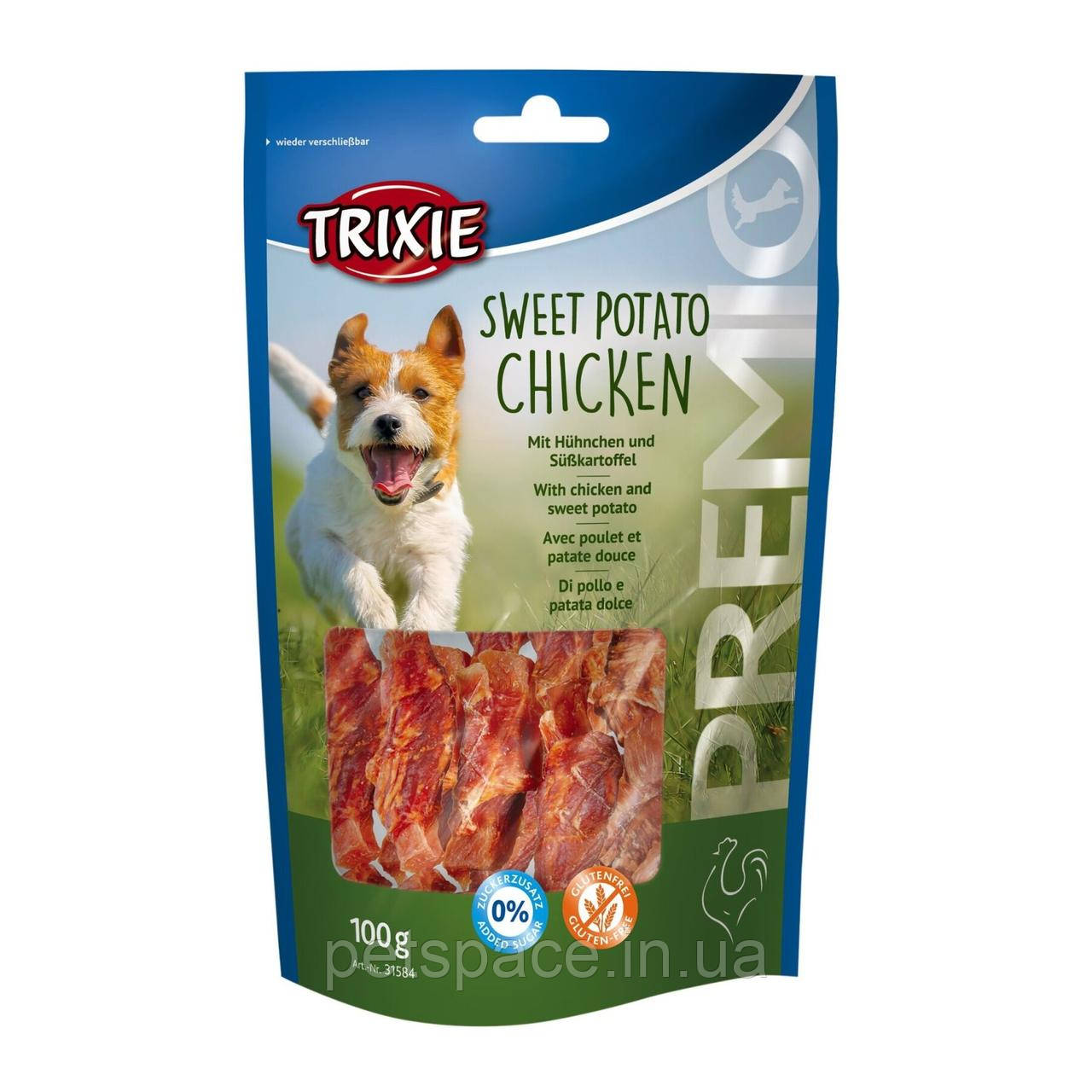 Ласощі для собак Trixie Premio Sweet Potato Chicken (Тріксі Преміо курка і картопля) 100г