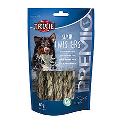 Ласощі для собак Trixie Premio Sushi Twisters (Тріксі Преміо палички з білої риби) 75г