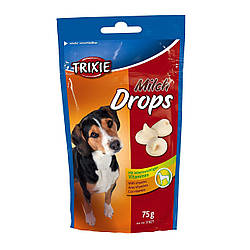 Ласощі для собак Trixie Milk Drops (Тріксі дропси з молоком) 75г