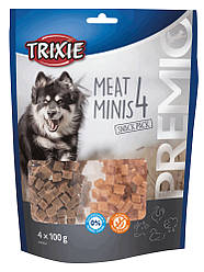 Ласощі для собак Trixie Premio 4 Meat Minis (Тріксі Преміо 4 м'яса) 400г