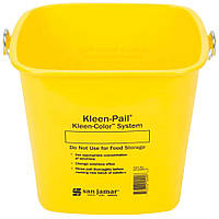 San Jamar 6 Qt Kleen-Pail ведро пластиковое желтое, 6л