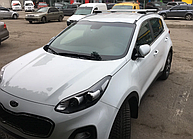 Багажник KIA Sportage QL 2016-2021, алюміній. Навантаження 70 кг