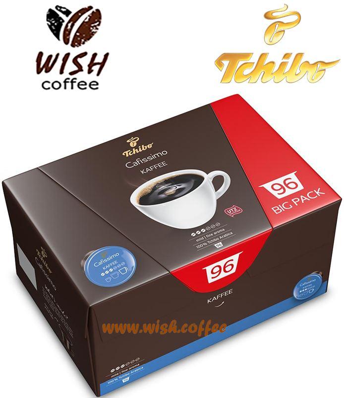 Кава в капсулах Caffitaly TCHIBO Cafissimo Kaffee Fine Aroma Mild Blue (коробочка 96 капсул)