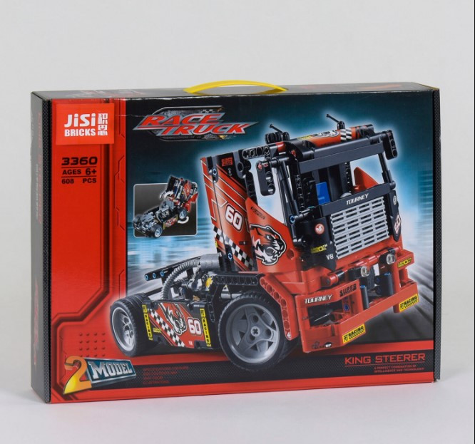 Конструктор машина JISI Bricks Race Truck, 608 деталей