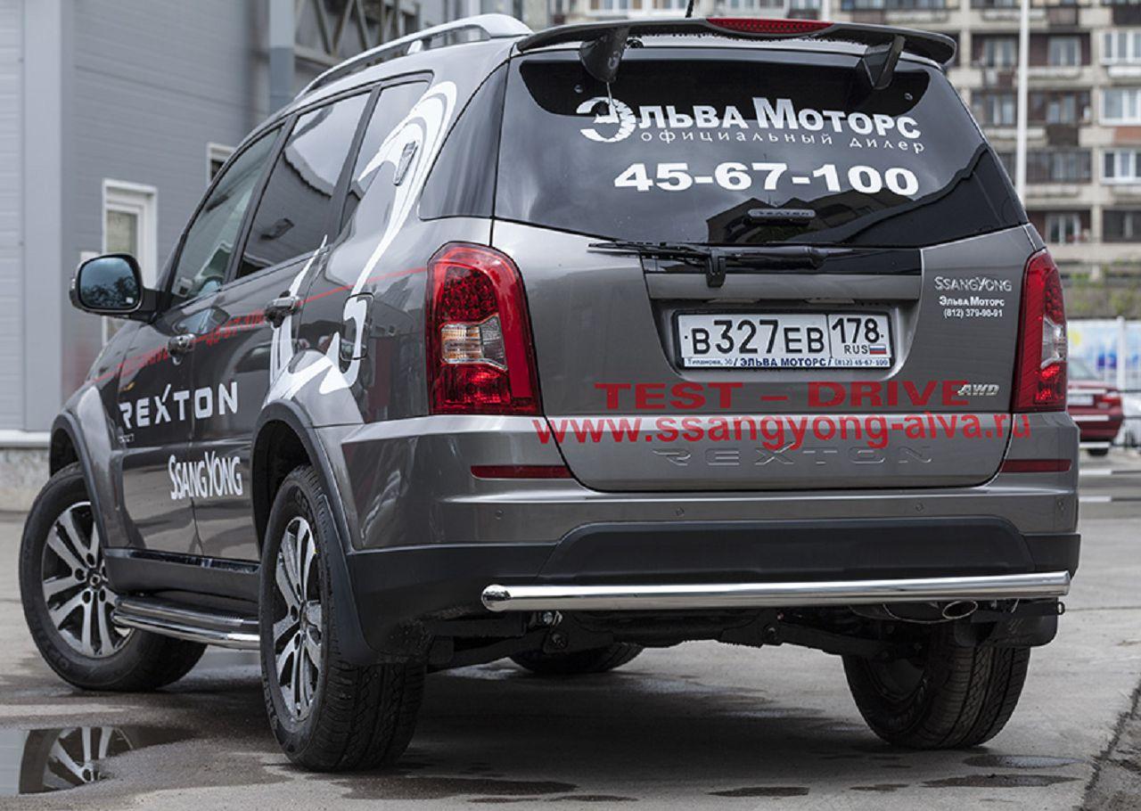 Дуга пряма на SsangYong Rexton W (70 діаметр)