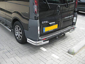 Куточки подвійні на Opel Vivaro 2002-2015 (70 діаметр)