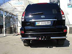 Куточки одинарні на Toyota Land Cruiser 120 Prado ( Toyota LC 120 Prado) (60 діаметр)