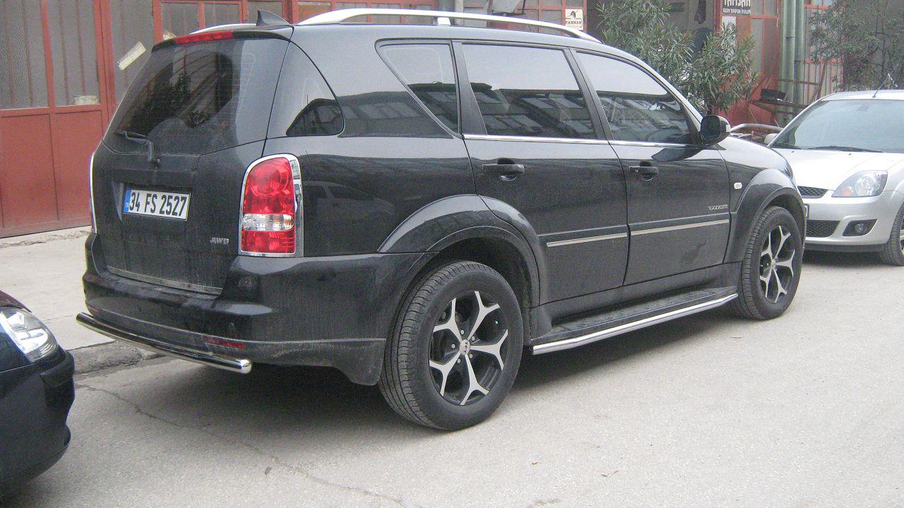 Подпорожники на SsangYong Rexton (60 діаметр)