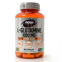 Глютамин NOW L-Glutamine 1000 mg 120 капс хит продаж