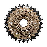Трещотка велосипедная Shimano MF-TZ500-6 14-28 зубьев, 6-звезд