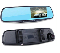 Автомобильный видеорегистратор (авторегистратор зеркало заднего вида) DVR 138EH с одной камерой, отличный