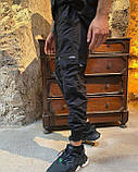 Чоловічі спортивні штани M433 чорні XL, XXL, фото 2