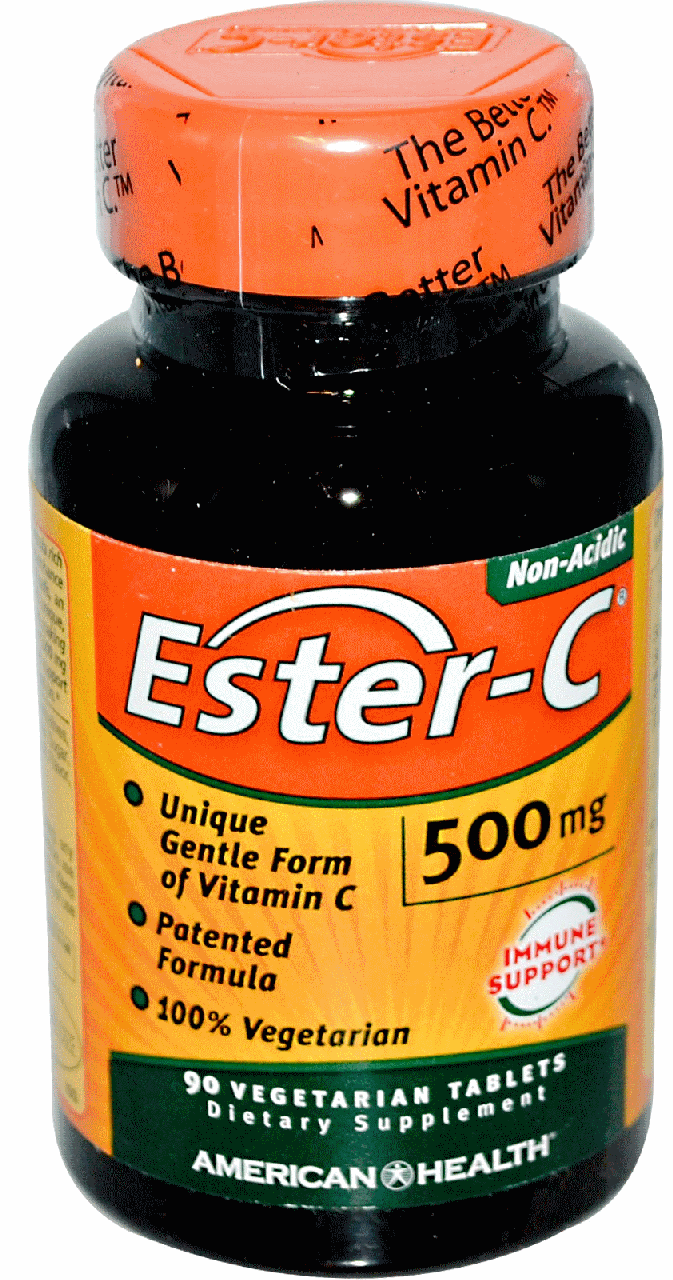 Естер Сі-500, American Health, Ester-C, 500 mg, 90 tabl, фото 1