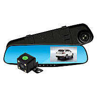 Автомобільний відеореєстратор (автореєстратор дзеркало заднього виду) DVR 138EH (2 камери), відмінний товар
