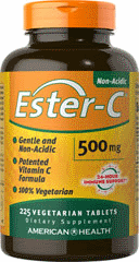 Вітамін C 500 Естер із American Health Ester-C 500 mg 225 veg. tabl