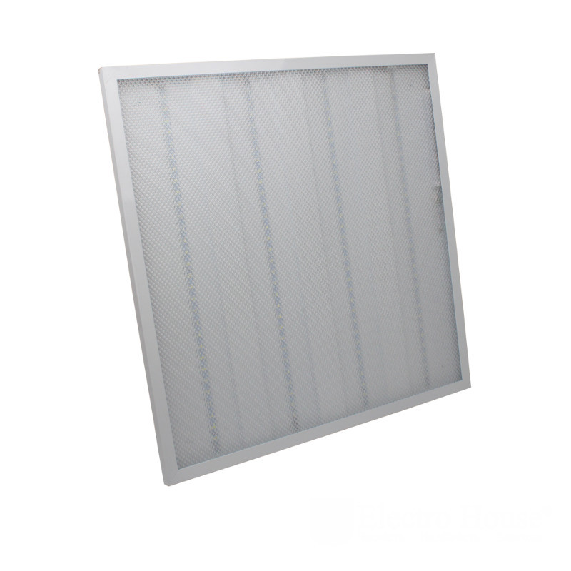 LED-панель Frosted Glass квадратна 595х595 мм 36 Вт, холодний білий 6500К, 3200 Лм SL-1