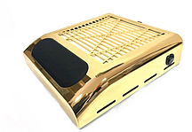 Витяжка для манікюру Simei 858-8 з НЕРА-фільтром 80 W (Золота)