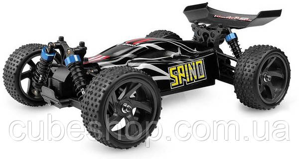 Радіокерована модель автомобіля Багі 1:18 Himoto Spino E18XB Brushed (чорний)