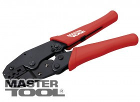 MasterTool Кліщі для обтиску контактів з тріскачкою 220 мм, Арт.: 75-2250