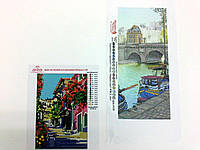 Схема для вышивки бисером Лот №16 "Итальянские дворики" (набор из 2-х картин)
