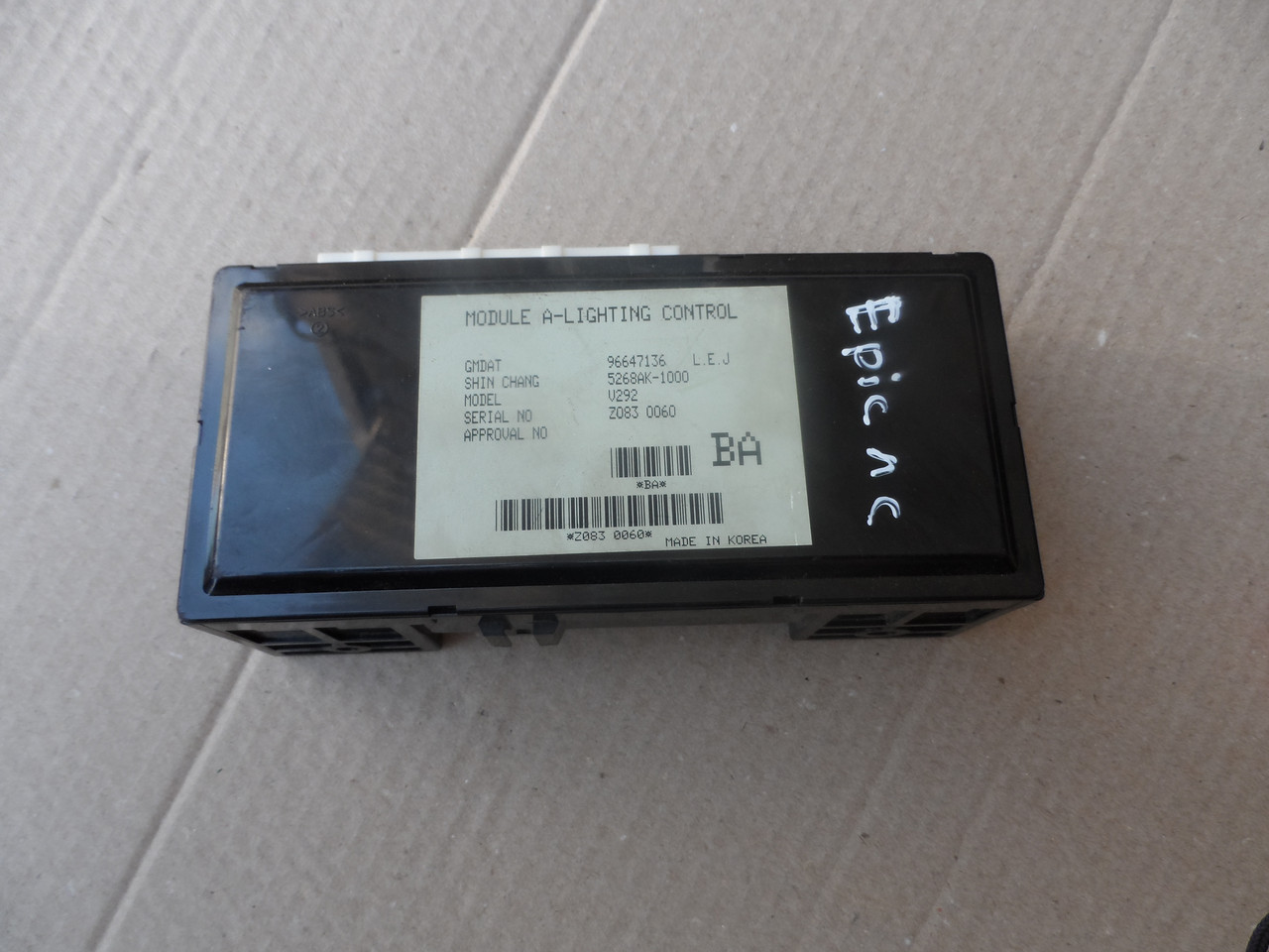 Блок керування освітленням Chevrolet Epica 96647136, фото 1
